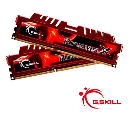 Mémoire RAM G.SKILL 8Go (2x 4Go) DDR3 1866MHz DIMM Bureau Rouge F3-14900CL9D-8GBXLx1
