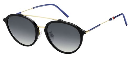 Tommy Hilfiger lunettes de soleil TH1618/S 807/9O unisexes noir/doré/bleu