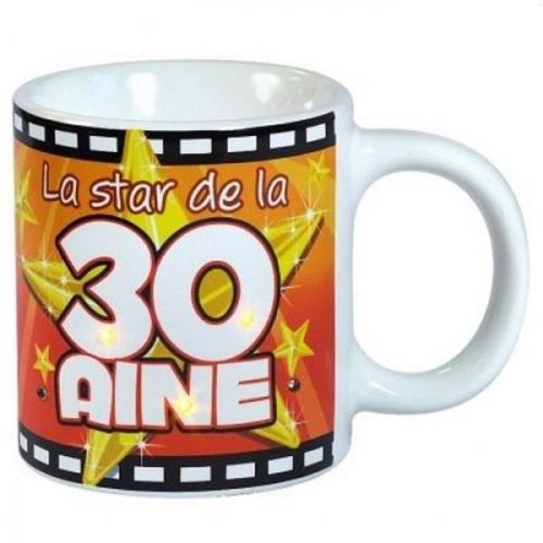 Mug Anniversaire 30 Ans Lumineux
