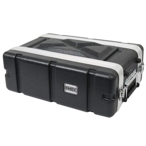 Innox ABS-8-3U flight case double porte ABS 19 pouces, 3 U, peu profond