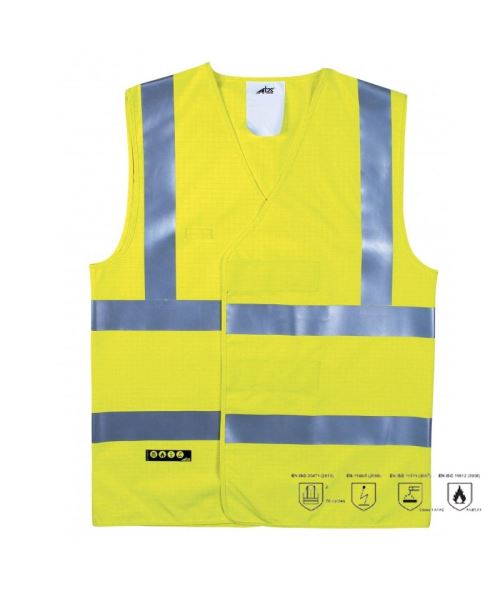 Gilet Haroun Fluo Zone Atex (Jaune Fluo - Taille M)