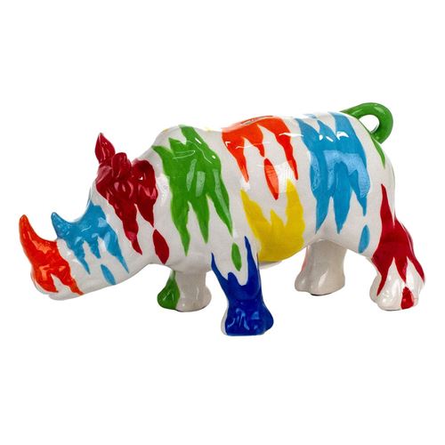 Tirelire Rhinocéros Multicolore