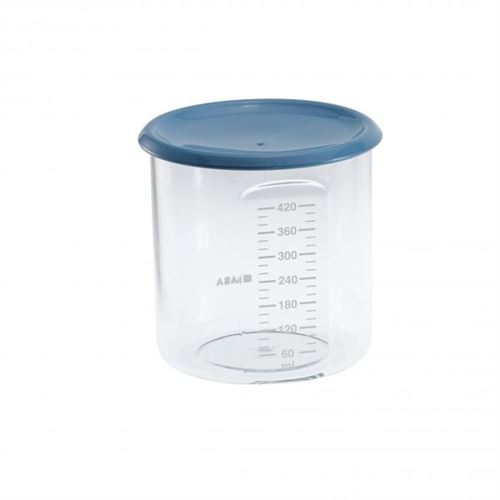 Pot de conservation maxi + portion 420 ml bleu - beaba