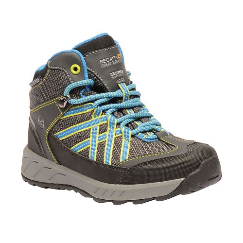 Regatta - Chaussures montantes de randonnée SAMARIS - Unisexe (33 FR) (Gris/bleu clair) - UTRG2823
