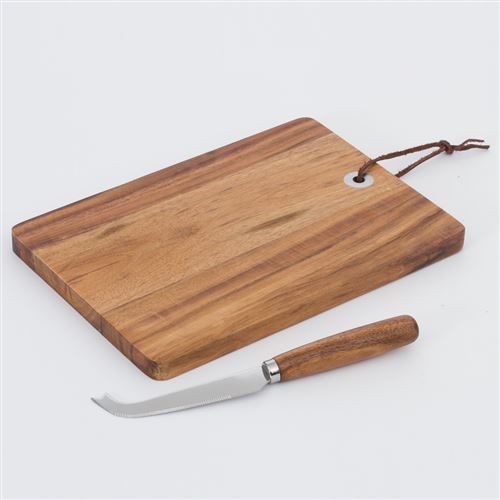 Coffret service fromage 2 pieces - Table Passion - Marron - Bois