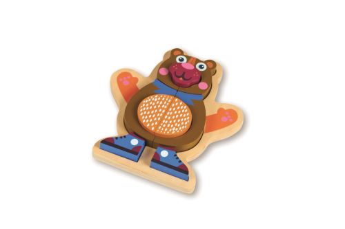 Puzzle Oops en bois Happy Puzzle Ours