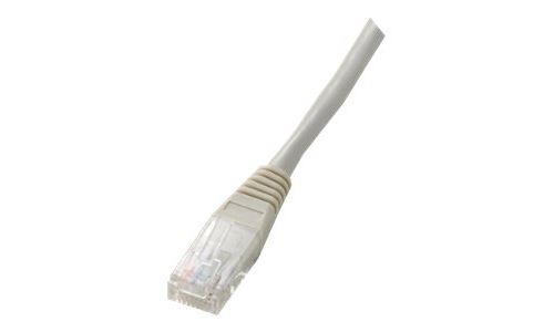 Equip Life - Verbindingskabel - RJ-45 (M) naar RJ-45 (M) - 2 m - UTP - CAT 5e - gevormd, met strengen - beige