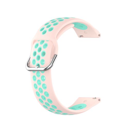 Non Communiqué Rose/Bleu Bracelet De Montre En Silicone Bicolor Pour Samsung Galaxy Watch Active2 / Active - &