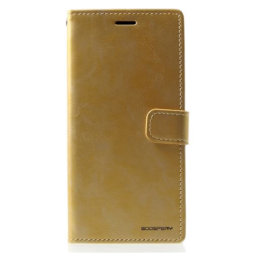 Etui en PU lune bleue or pour votre Samsung Galaxy A7 (2018)