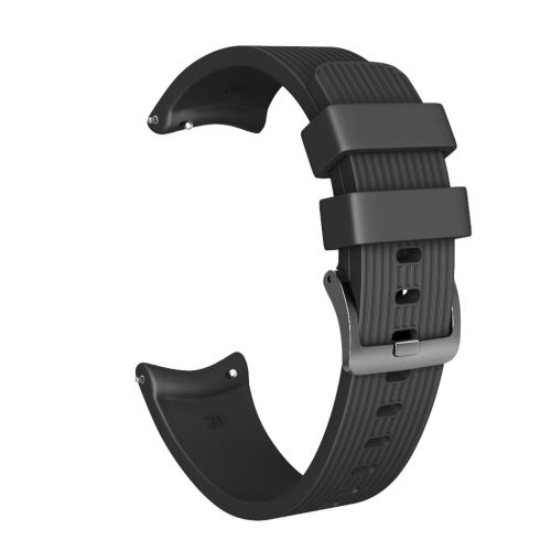 Bracelet de montre Compatible avec Samsung Galaxy Watch Active 2 40 / 44mm, Silicone - Noir