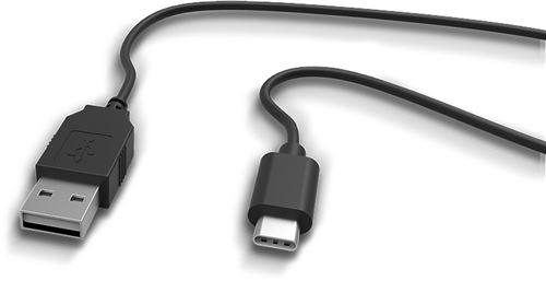 Speedlink Stream Play & Charge USB Cable for Nintendo Switch - Câble de Recharge USB pour Console Nintendo Switch, Noir