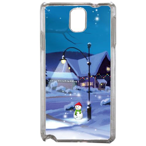 Coque Bpnhomme De Neige Compatible Samsung Galaxy Note3 Transparent