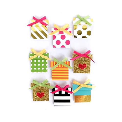 Graine Créative Loisirs Créatifs - Stickers Décorations Adhésives 3D - Cadeaux de Noël