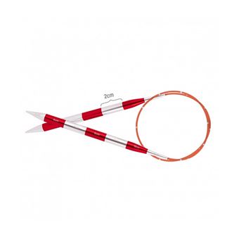 KnitPro Aiguilles à Tricoter Nova Épingles Une Extrémité 40 Cm X 2,25 Mm Silver