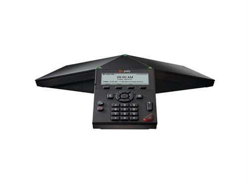 HP Poly Trio 8300 - Téléphone VoIP de conférence - avec Interface Bluetooth - (conférence) à trois capacité d'appel - SIP, SRTP, SDP - 3 lignes - noir