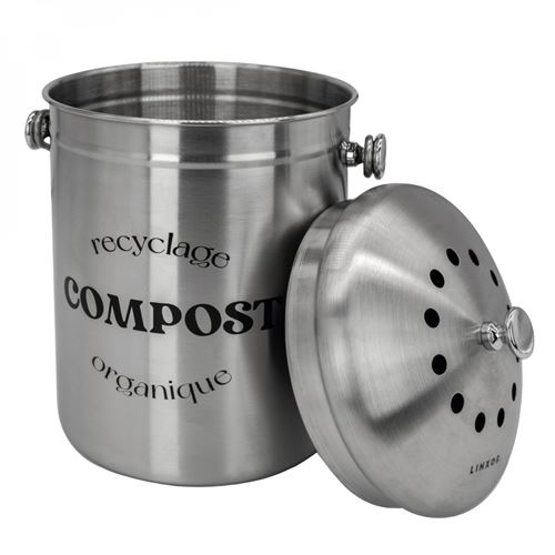 Composteur, bac, poubelle à compost de cuisine - 5 L