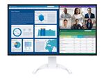 EIZO FlexScan EV3240X - Avec FlexStand - écran LED - 32" (31.5" visualisable) - 3840 x 2160 4K - IPS - 350 cd/m² - 2000:1 - 5 ms - 2xHDMI, DisplayPort, USB-C - haut-parleurs - blanc