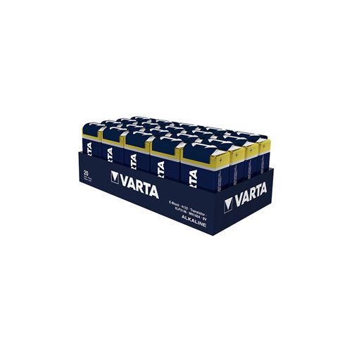 Varta - Piles LONGLIFE 9V boîte de 20