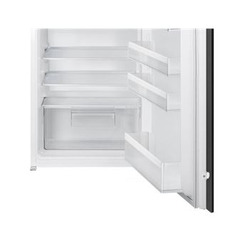 Refrigerateur integrable 1 porte, 124 L dont refrigerateur 110 L et congelateur **** 14 L, froid statique, bac a legumes, eclairage LED, niche 88 cm, classe F