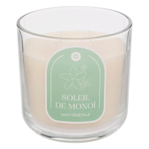 Non Communiqué Blanc Atmosphera Créateur D'intérieur - Bougie Parfumée En Verre "Floa" 350G Monoï