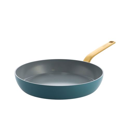 Non Communiqué Bleu Poêle E 30 Cm Aluminium Forgé Revêtement Céramique - Evolution - Greenpan - Aluminium