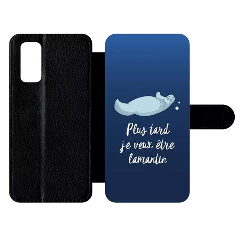 Etui My Kase Pour Galaxy S20 Plus Tard Je Veux Tre Un Lamantin