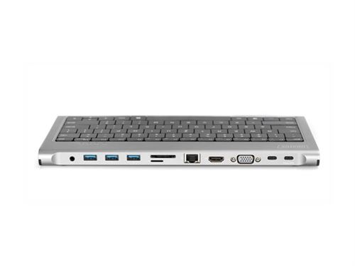 DIGITUS DA-70885 - Station d'accueil - USB-C - VGA, HDMI - GigE
