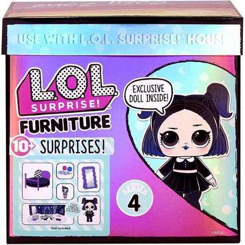 L.O.L. Surprise Mini-Poupée, Nombreux Accessoires Et Univers Chambre - Poupée Dusk 7,5cm