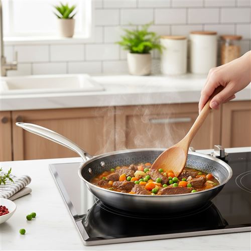 Trangia Poêle à Frire 24 Cm Anti-adhésive – Aluminium Ultraléger, Poignée Pliante, Poids 270 G – Fabriquée En Suède