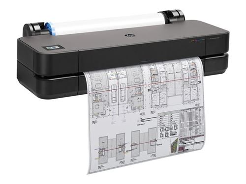 Imprimante Multifonction Hp Designjet T250 24" Noir Et Gris Reconditionné