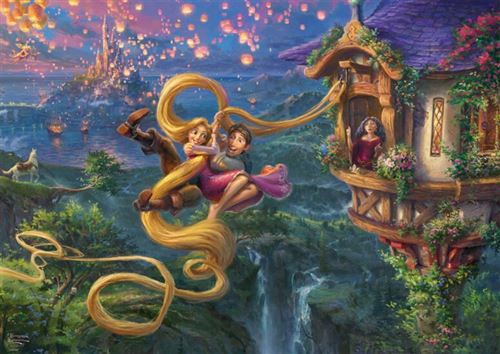 Puzzle 1000 pcs Raiponce - Disney