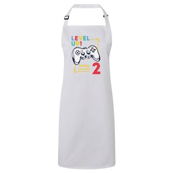 Fabulous Tablier Cuisine Premium Blanc Level Up! Unlocked 2 - 1