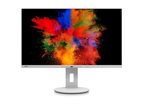 Fujitsu P2711 TE - Écran LED - 27 - 2560 x 1440 QHD - IPS - 350 cd/m² - 1000:1 - 5 ms - HDMI, DisplayPort, USB-C - haut-parleurs - Gris marbré