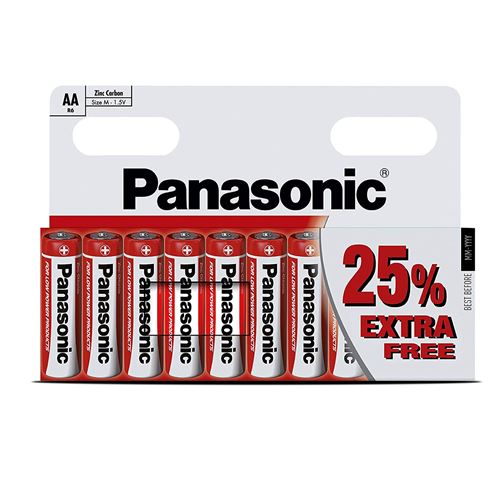 Lot de 20 paquet de 10 piles AA LR6 1.5V zinc-carbone zinc -JUANIO-