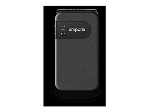 emporiaSIMPLICITYglam - Téléphone de service - RAM 32 Mo / Mémoire interne 64 Mo - 320 x 240 pixels - noir