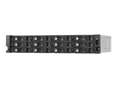 QNAP - Baie de disques - 12 Baies (SATA-600) - SAS 12Gb/s (externe) - rack-montable - 2U