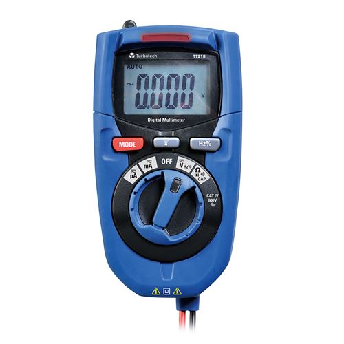 Turbotronic Multimètre Numérique V Ca-Cc/Ma Ca-Cc/R/Μf/Hz - Tt218 - Image 2