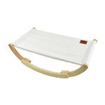 Love Story - Hamac à bascule pour chat Fluffy en laine bouclée - Ecru - Fluffy Douceur d'intérieur