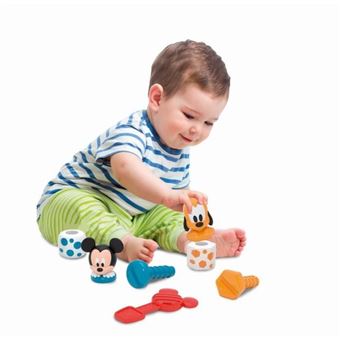 Construis et joue - Mickey & Pluto - Jouet bébé pour la motricité - Jeu  couleur et forme - Achat & prix