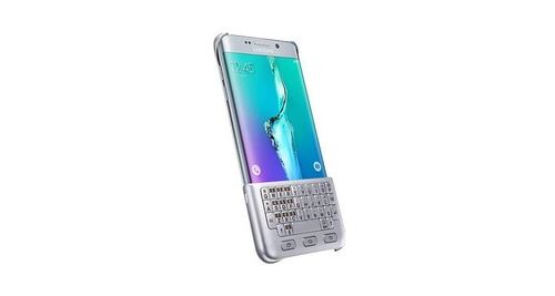 Samsung Keyboard Cover Qwertz pour Galaxy S6 Edge+ G928F -Argent