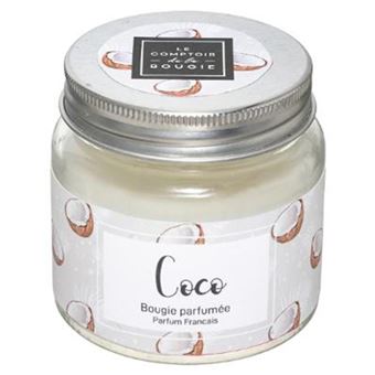 Comptoir de la Bougie - Bougie Parfumée en Verre Bocal 65g Coco - 1
