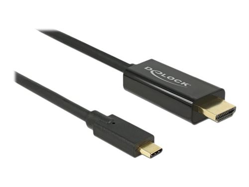 Non Communiqué Noir Delock - Adaptateur Vidéo Externe - Usb-C - Displayport - Pour La Vente Au Détail