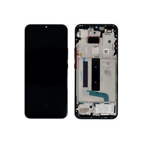 Ecran Complet Gris Avec Chassis Pour Xiaomi Mi 10 Lite 5G