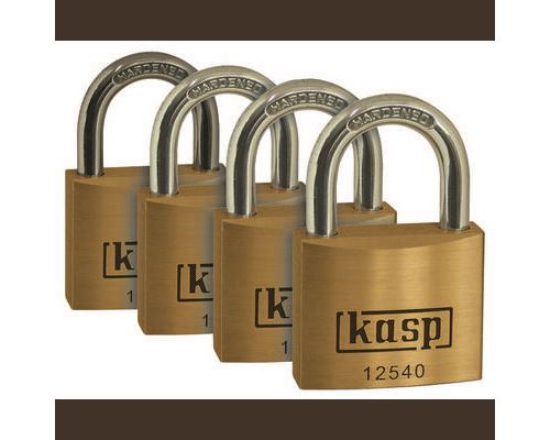 Non Communiqué Jaune Cadenas Kasp K12540d4 Or- Avec Serrure À Clé
