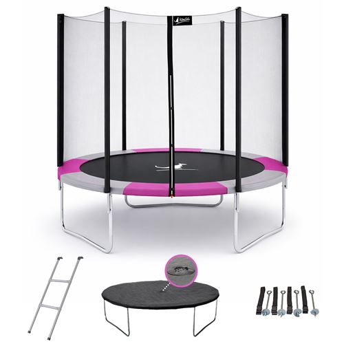 Trampoline ralli rose ø250