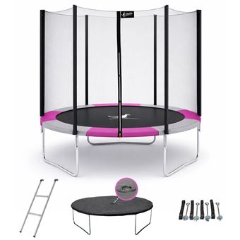 KANGUI Trampoline rond Ø250cm avec filet, échelle, bâche et kit d'ancrage   RALLI 250 - 1
