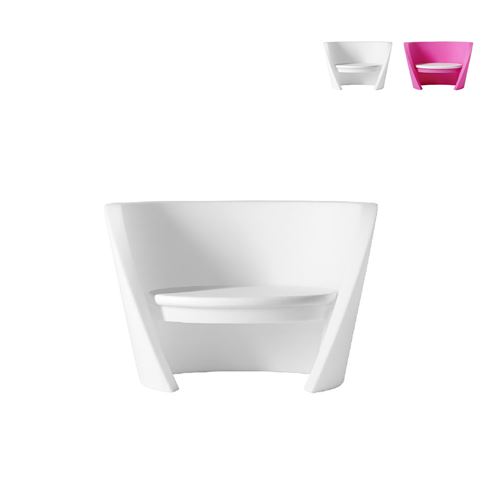 Chaise Lumineuse Fauteuil Design Moderne de Maison Bar Slide Rap Chair Couleur: Blanc