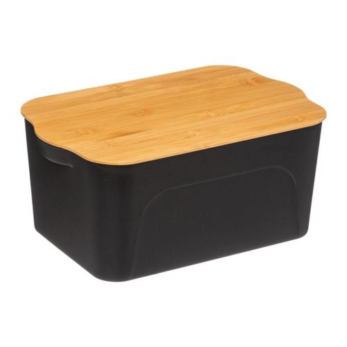 Non Communiqué Noir Five Simply Smart - Boîte De Rangement "Bambou" 6,5L