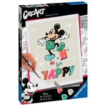 Disney Mickey Mouse - Creart - Grand - H Is For Happy - Ravensburger - 1
