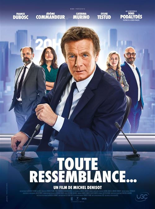 Toute ressemblance... - 2019 - Franck Dubosc, Jérôme Commandeur - 40x60cm - Affiche de cinéma originale pliée